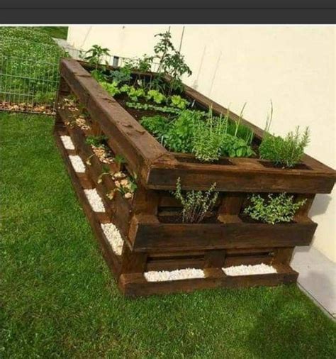 Pin By Nora Gholson On Pallet Ideas Vegetable Garden Design