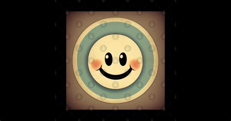 Retro Happy Smiley Face Vintage 70s 80s Aesthetic Smiley Face