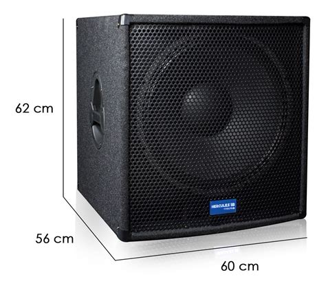 Subwoofer Profesional Activo Crossover Hercules 18 Steelpro Envío gratis