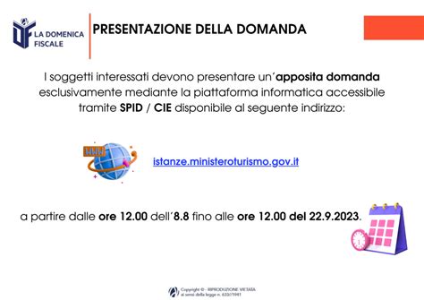 La Domenica Fiscale IL C D BONUS AGENZIE VIAGGIO TOUR OPERATOR