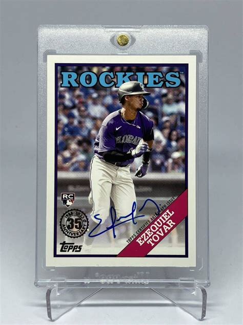 Yahoo Topps Series Ba Et Ezequiel Tovar