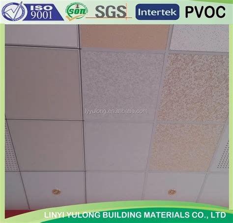 Golden Pvc Laminated Gypsum Ceiling Tiles Buy Gypsum Ceiling Tiles Gypsum Suspended Ceiling