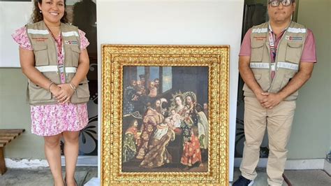 Ministerio De Cultura Recuper Pintura Virreinal Adoraci N De Los