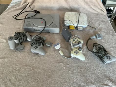 MINI SONY PS1 & Sony Playstation 1 Consoles With 4 Controllers House ...