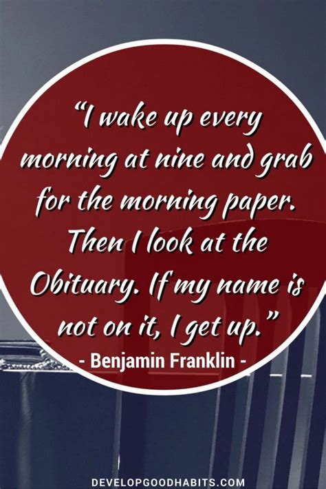 Benjamin Franklin Quotes On Habits Success And Life Benjamin