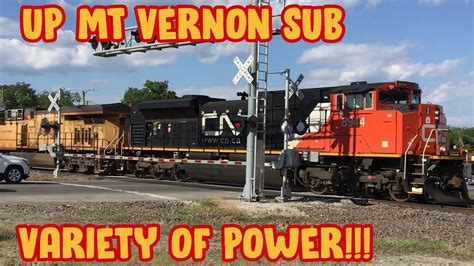 Railfanning The Up Mt Vernon Subdivision In Southern Illinois Youtube