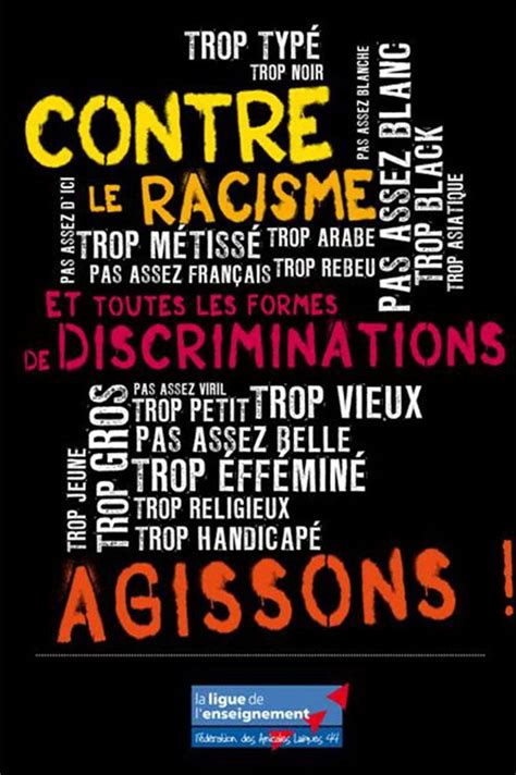 Contre Le Racisme Et Toutes Les Formes De Discriminations Amicale