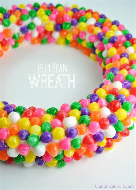 Jelly Bean Spring Wreath Club Chica Circle Where Crafty Is Contagious