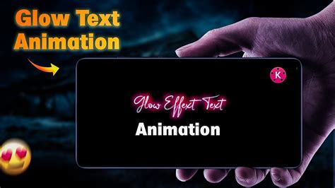 Glow Shake Text Animation In Kinemaster Kinemaster Tutorial Youtube