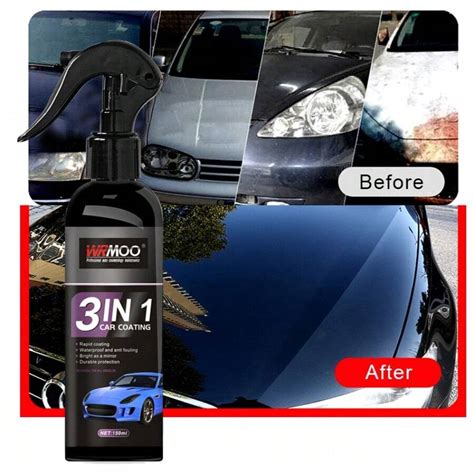 WRMOO 150ml 3 In 1 Ceramic Car Coating Nano Hydrophobic Protection