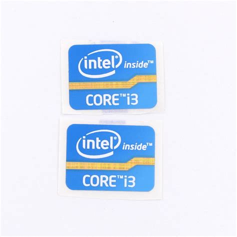 Intel Core I3 Inside Laptop Sticker Badge 155 X 21mm Blue Laptop Sticker Label Logo Decal Badge