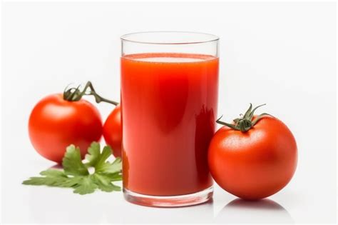 Premium Ai Image Fresh Tomato Juice Generate Ai