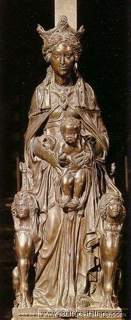 Donatello Altare Maggiore Madonna Col Bambino Padova Basilica Di