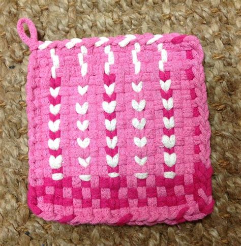 Pin By Beth Jupena On Potholder Loom Potholder Patterns Free Weaving