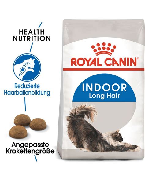 Royal Canin Indoor Longhair Trockenfutter Für Wohnungskatzen Mit Langem