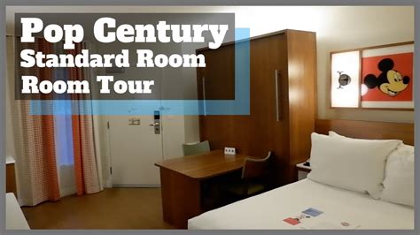 Disneys Pop Century Standard Room Full Room Tour Youtube