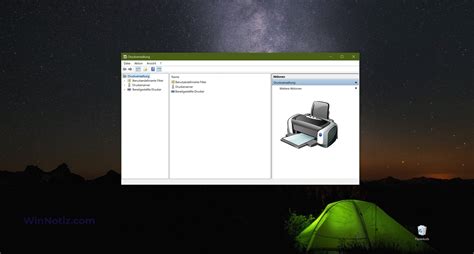 Druckerverwaltung Unter Windows Ffnen Winnotiz
