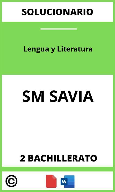 Solucionario Lengua Y Literatura Bachillerato Sm Savia Pdf Hot Sex