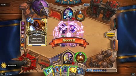 [hearthstone] Double End Of Turn Priest Deck Vs Mage Youtube