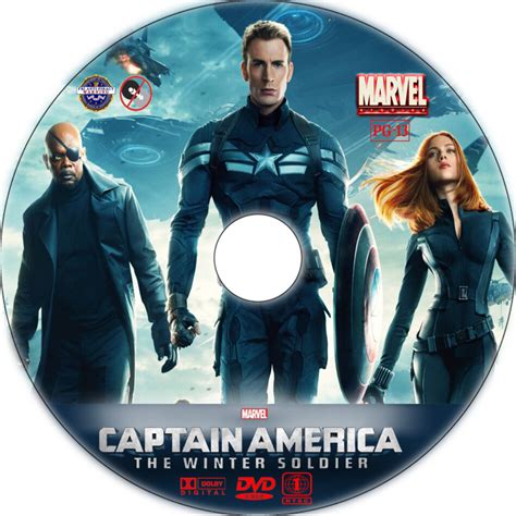 Captain America The Winter Soldier Dvd Cover 2014 R1 Custom Art