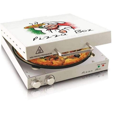 Forno Elétrico para Pizza Rauz PizzaBox Cozinha de Casa Foodtruck