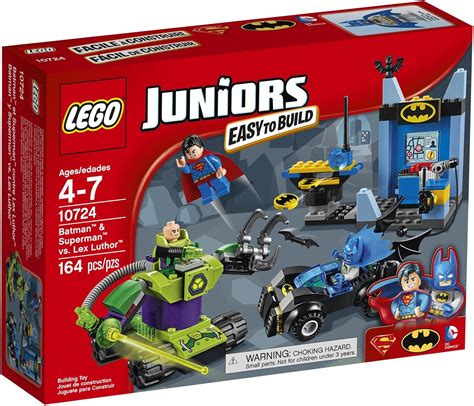 Amazon.com: LEGO 10724 Batman & Superman vs Lex Luthor Building Kit ...