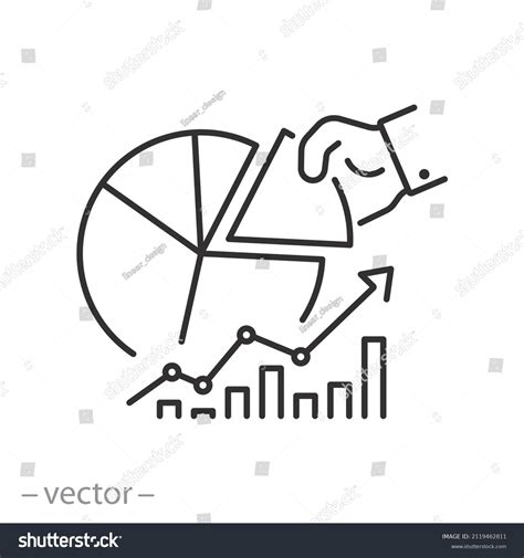 Asset Allocation Icon Invest Plan Stock Stock Vector Royalty Free