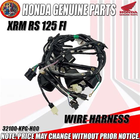 Xrm Rs Fi Wire Harness Hpi Genuine Kpg H Shopee