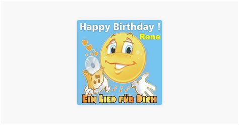 ‎happy Birthday Das Schlager Geburtstagslied Für René Song By Ein Lied Für Dich Apple Music