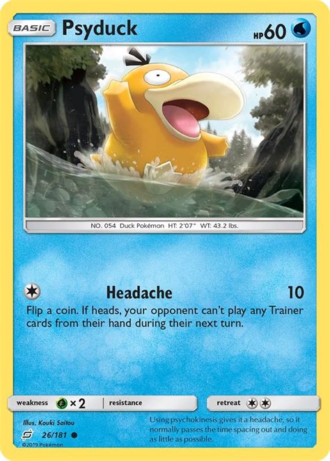 Psyduck Pokemon Card