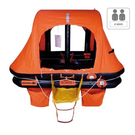 6 Man SeaSafe Self Righting Liferaft SOLAS B Pack Liferafts International