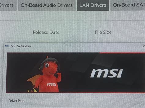 MSI driver : r/MSI_Gaming