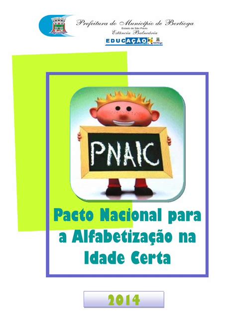 PDF Pacto Nacional para a Alfabetização na Idade Certa a