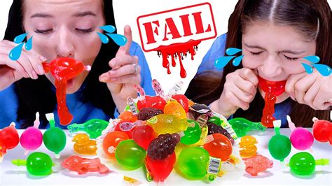 Asmr Tiktok Jelly Fruit Challenge With Most Popular Sour Candy By