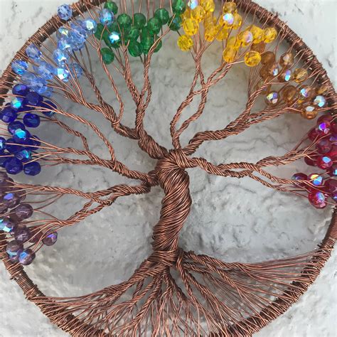 6 Inch Handmade Copper Wire Tree Of Life One Of A Etsy