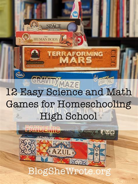 12 Easy Science and Math Games for Homeschooling High School - Blog ...