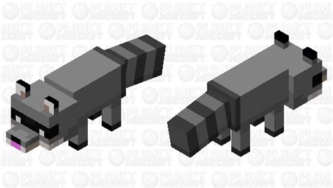 Raccoon Skin ~bedrock~ Minecraft Mob Skin