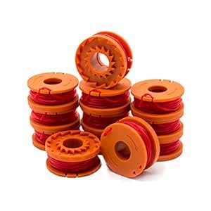 Garden NINJA Trimmer Edger Spool Compatible With Worx WA0010 12 Spool