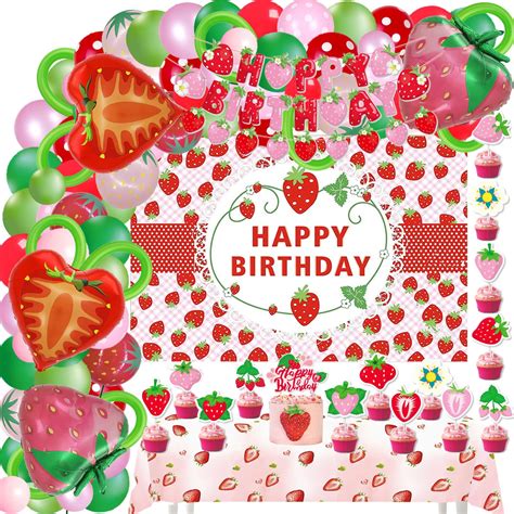 Strawberry Shortcake Birthday Decorations - NextGen Science Daily