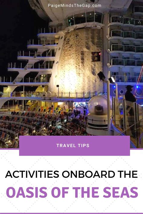 Best Activities On-board Oasis of the Seas | Paige Minds The Gap