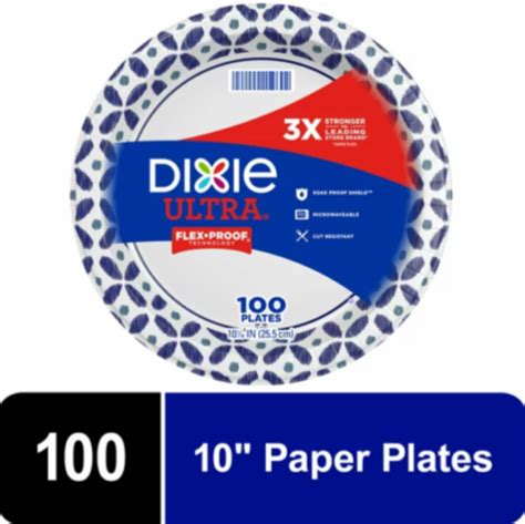 Dixie Ultra Disposable Paper Plates Count Count Qfc