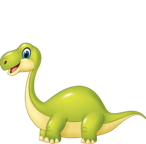 Cartoon grøn dinosaur isoleret på hvid baggrund Stockphoto 25100228