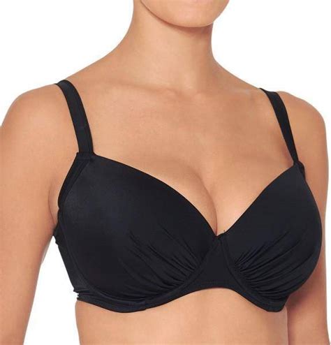 Wiki Basic Balconette Bikini Top Black Priser