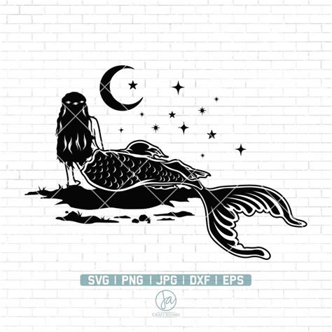 Mermaid Svg Cute Mermaid Svg Mermaid Clipart Mermaid C Inspire