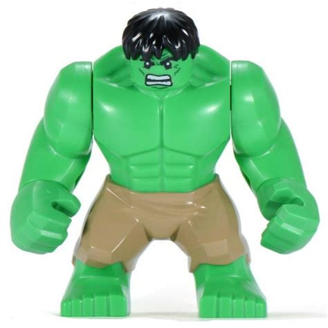 LEGO Minifigure - Marvel Super Heroes - THE HULK (Tan Pants) - Walmart ...