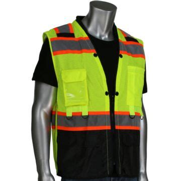 Pip D Ansi Type R Class Surveyors Vest Two Tone Mesh Tech