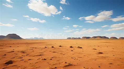 A Photo Of The Rugged Australian Outback With Vast Open Plains As The