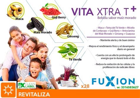 Fuxion Vita Xtra T Dosis Extra De Energ A Mejor Desempe O