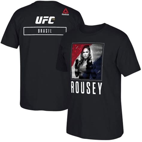 Ronda Rousey UFC 190 Reebok Shirts | FighterXFashion.com