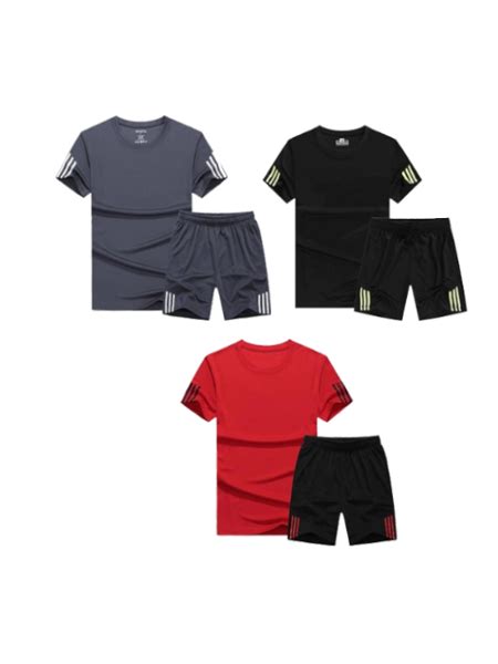 Pack Of 3 Round Neck T Shirt And Shorts Combo For Men Pikmax